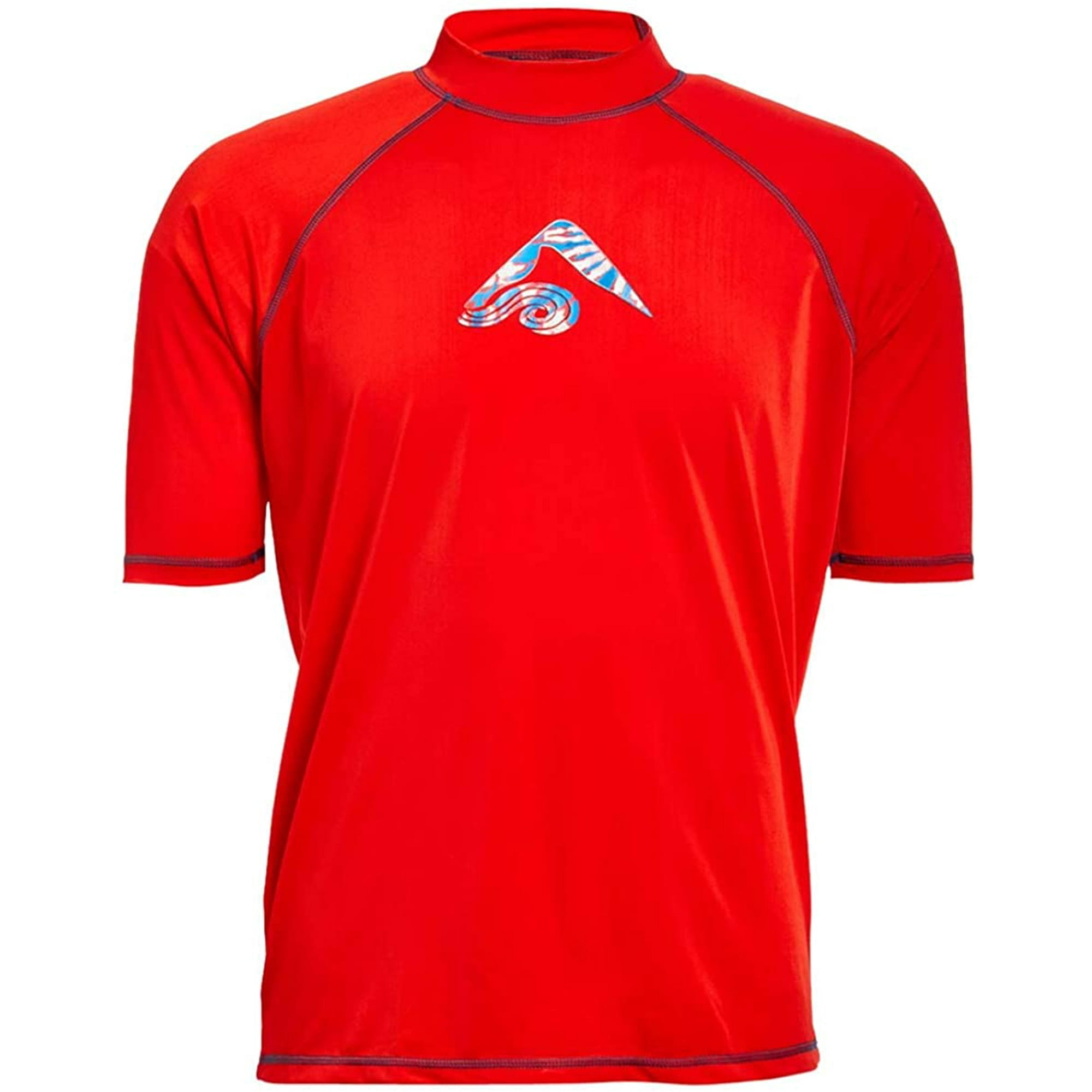 Short Sleeve Sun Protective Rashguard Swim Shirt Kanu Surf Mens Mercury UPF 50